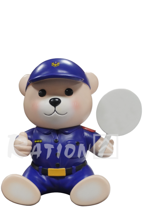 警察熊寶寶公仔